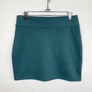 BDG Dusty Teal Mini Skirt w/Zipper SZ L